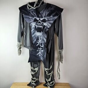 Incharacter Zombie Ninja Warrior Skeleton Childrens Halloween Costume‎ Size 12